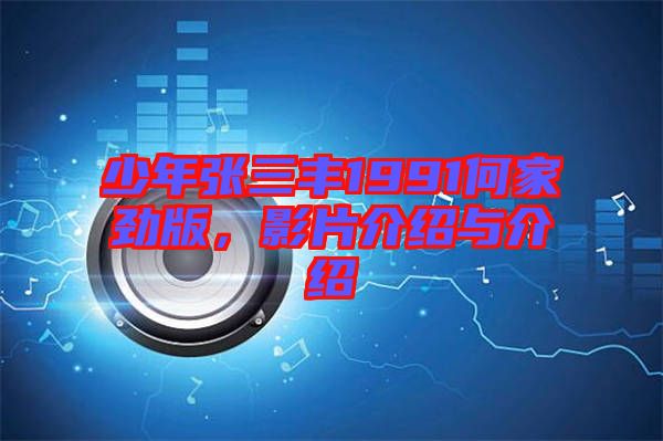 少年張三豐1991何家勁版，影片介紹與介紹