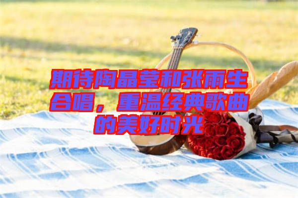 期待陶晶瑩和張雨生合唱，重溫經典歌曲的美好時光