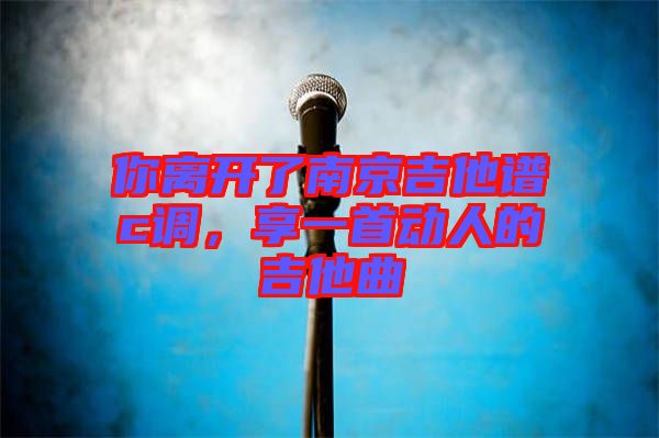 你離開了南京吉他譜c調，享一首動人的吉他曲