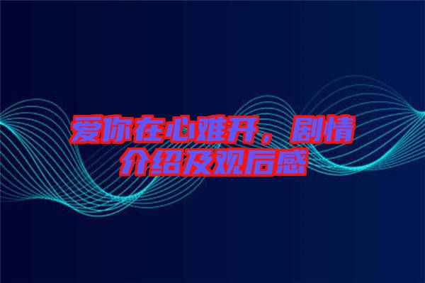 愛你在心難開，劇情介紹及觀后感
