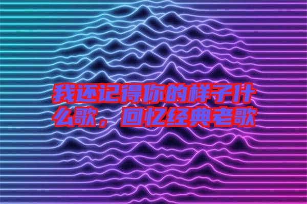 我還記得你的樣子什么歌，回憶經典老歌