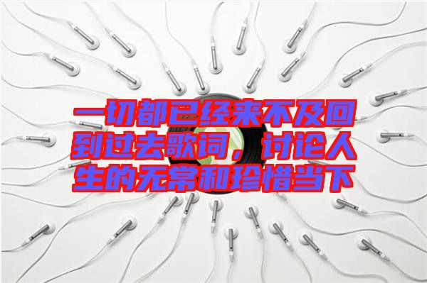 一切都已經(jīng)來不及回到過去歌詞，討論人生的無常和珍惜當(dāng)下