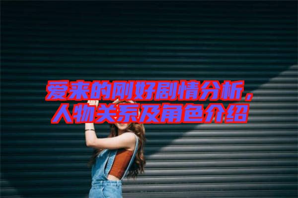 愛來的剛好劇情分析，人物關系及角色介紹