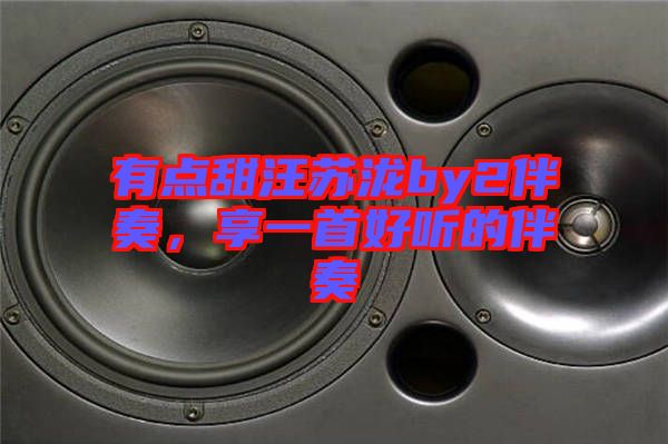 有點甜汪蘇瀧by2伴奏，享一首好聽的伴奏