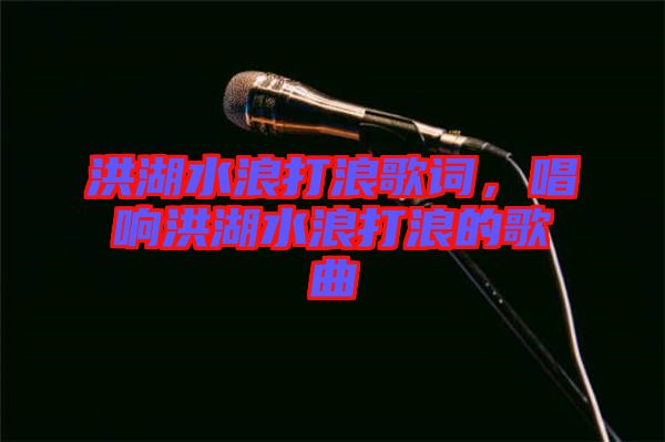 洪湖水浪打浪歌詞，唱響洪湖水浪打浪的歌曲